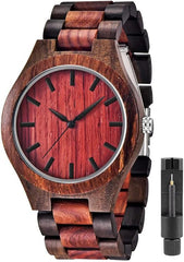 Wooden Watches Mens with Handmade Colorful