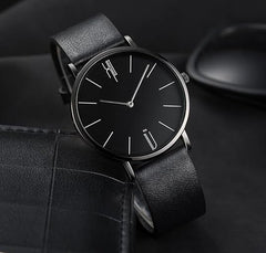 Mens Watches Ultra-Thin Minimalist Water Resistant Fashion Quartz Wrist Watch with Two Hand for Men